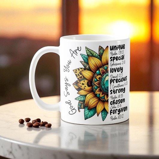 Custom Christian Forgiven Custom Bible Verse Kaffeetasse