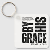 Custom Christian Grace by God Schlüsselanhänger (Vorderseite)