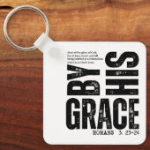 Custom Christian Grace by God Schlüsselanhänger (Vorderseite)