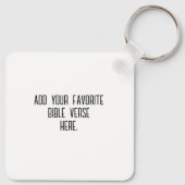 Custom Christian Grace by God Schlüsselanhänger (Rückseite)