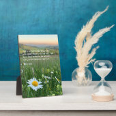 Custom Christlich Bible Verse Gift Daisy Foto Fotoplatte (Seite)