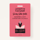 Custom Christlich Church Staff Volunteer Event Nam Ausweis (Vorderseite)