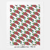 Custom Christlich DOMINICA FLAG Fleecedecke (Vorderseite)