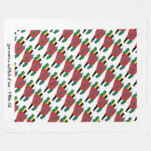 Custom Christlich DOMINICA FLAG Fleecedecke (Vorderseite (Horizontal))