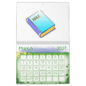 CUSTOM CHRISTLICH FOTO FARBKALENDER KALENDER (Mär 2027)