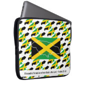 Custom Christlich JAMAICA FLAG Laptopschutzhülle (Vorne Rechts)