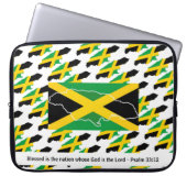 Custom Christlich JAMAICA FLAG Laptopschutzhülle (Vorderseite)
