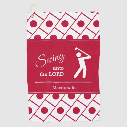 Custom Christlich JAPAN Golfhandtuch (Vorderseite)