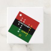 Custom Christlich JUNETEENTH Geschenkanhänger (Beispiel)
