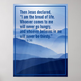 Custom Christlich Motivierend Bible Verse Poster