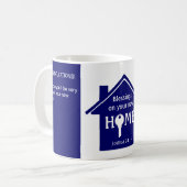 Custom Christlich New Zuhause Coffee Tasse (Vorderseite Links)