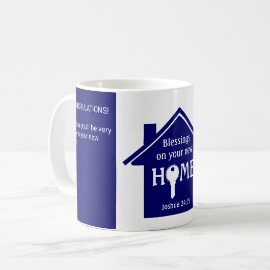 Custom Christlich New Zuhause Coffee Tasse (Vorderseite Links)