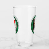 Custom Christmas 2 Foto Frame Rot & Grün Kariert Glas (Links)