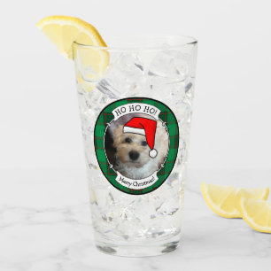 Custom Christmas 2 Foto Frame Rot & Grün Kariert Glas