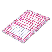 Custom Christmas ADHD Frauen Produktivitätsplaner Notizblock (angewinkelt)