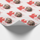 Custom Christmas Angel Award Geschenkpapier (Ecke)