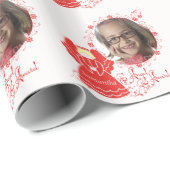 Custom Christmas Angel Award Geschenkpapier (Rolleneckpunkt)