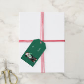 Custom Christmas Bernese Mountain Holiday Dog Geschenkanhänger (Mit Garn)