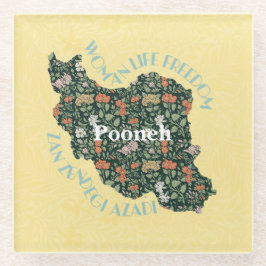 Custom Christmas Bulk Geschenke für Frauen Feminis Glasuntersetzer