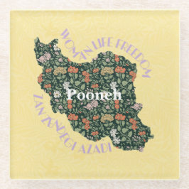 Custom Christmas Bulk Geschenke für Frauen Feminis Glasuntersetzer