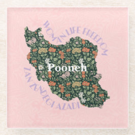 Custom Christmas Bulk Geschenke für Frauen Feminis Glasuntersetzer