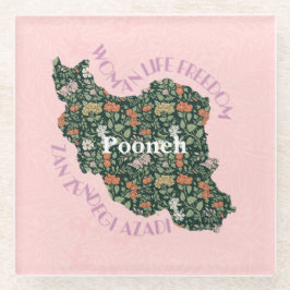 Custom Christmas Bulk Geschenke für Frauen Feminis Glasuntersetzer