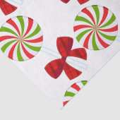 Custom Christmas Candy und Matching Teddy Bär Seidenpapier (Detail)