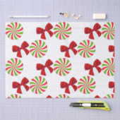 Custom Christmas Candy und Matching Teddy Bär Seidenpapier (Handwerk)