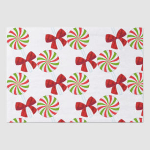 Custom Christmas Candy und Matching Teddy Bär Seidenpapier