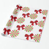 Custom Christmas Candy Wrapping Papier Geschenkpapier (Ungerollt)