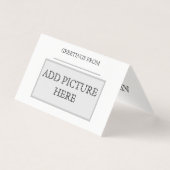 Custom Christmas Card Horizontal (Vorderseite)