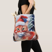 Custom Christmas Cat Design, Weihnachtsgeschenk Tasche (Von Nahem)