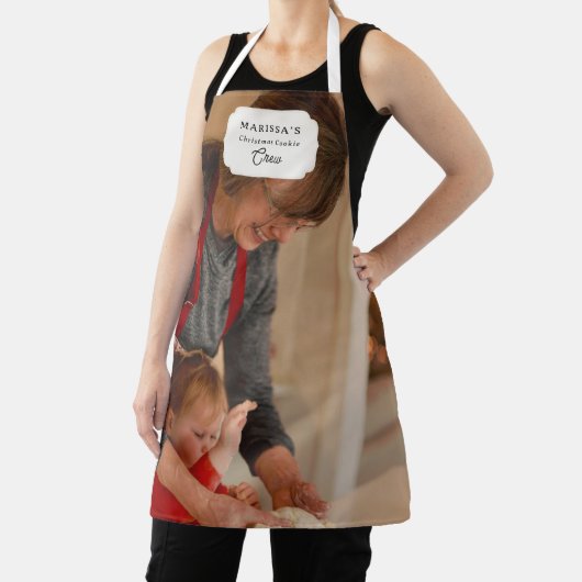 Custom Christmas Cookie Baking Crew Personalized Schürze (InSitu)