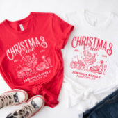 Custom Christmas Crew Matching Family Group T-Shirt