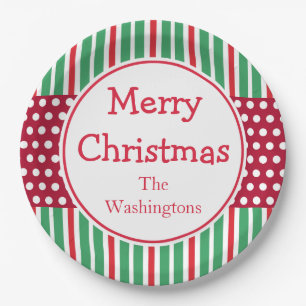 Custom Christmas Dinner Party Paper Teller