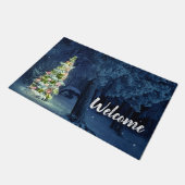 Custom Christmas Doormat Fußmatte (Schrägansicht)
