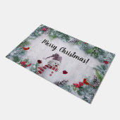 Custom Christmas Doormat Fußmatte (Schrägansicht)