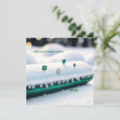 Custom Christmas Einladung (Stehend Vorderseite)