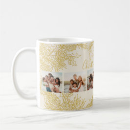 Custom Christmas Elegant Grandma's Photo Collage Kaffeetasse