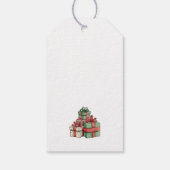 Custom Christmas Elf Business Holiday Geschenkanhänger (Rückseite)