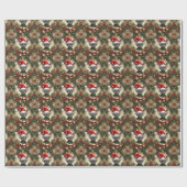 Custom Christmas Elf Sphynx Cat Geschenk Xmas Geschenkpapier (Flach)