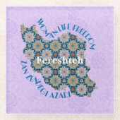 Custom Christmas Equality Bulk Geschenke für Mitar Glasuntersetzer (Vorderseite)