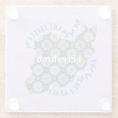 Custom Christmas Equality Bulk Geschenke für Mitar Glasuntersetzer (Rückseite)