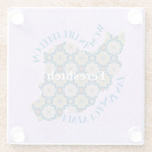 Custom Christmas Equality Bulk Geschenke für Mitar Glasuntersetzer (Rückseite)