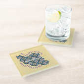 Custom Christmas Equality Bulk Geschenke für Mitar Glasuntersetzer (Schrägansicht)