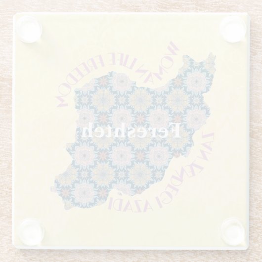 Custom Christmas Equality Bulk Geschenke für Mitar Glasuntersetzer (Rückseite)