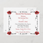 Custom Christmas Event Postcard Feiertagspostkarte (Vorne/Hinten)