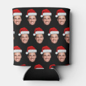 Custom Christmas Face Birthday Favors Bachelor  Dosenkühler (Rückseite)