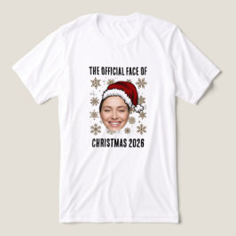 Custom Christmas Face Design Tri-Blend Shirt