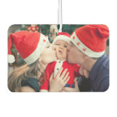 Custom Christmas Family Foto Einzigartiges Geschen Autolufterfrischer (Vorderseite)